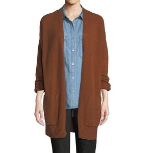 Eileen Fisher Cotton Fluff Two-Pocket Cardigan SP